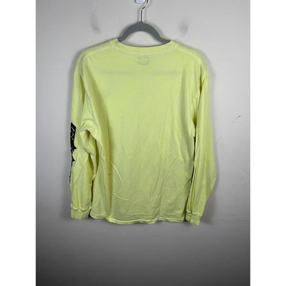 Adidas YEEZY Calabasas USA  Long Sleeve Tee Shirt Frozen Yellow Medium - Picture 6 of 8